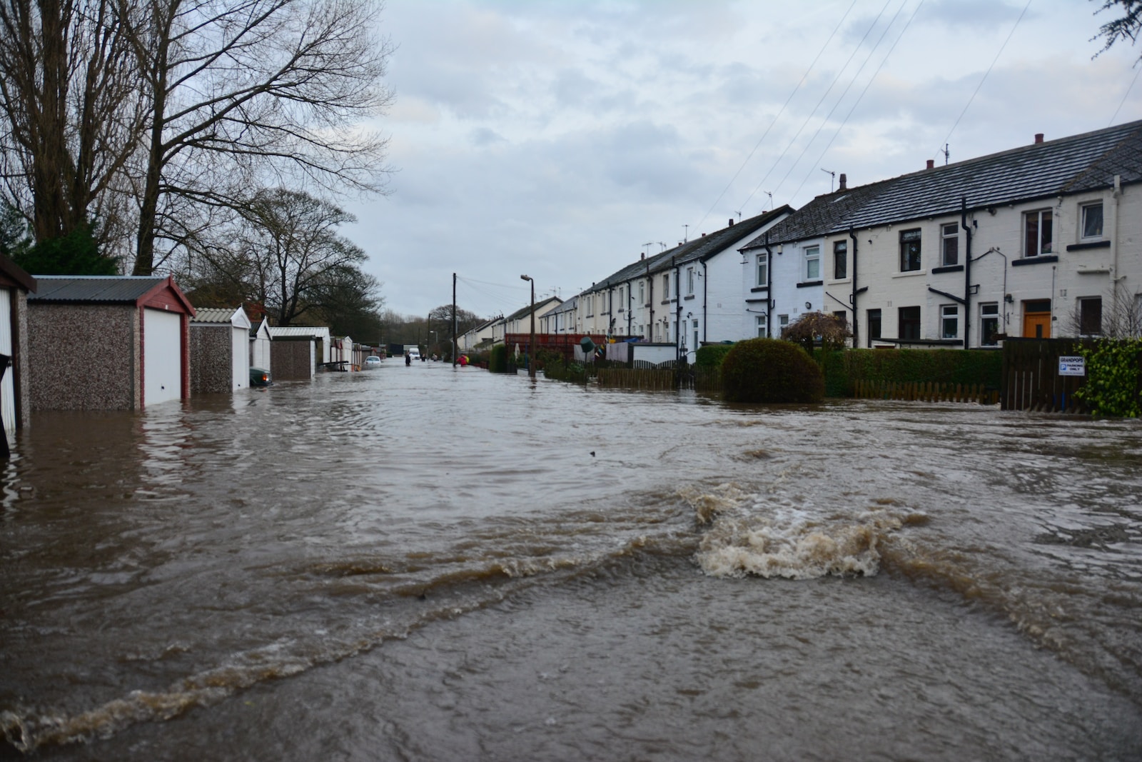 flooded street